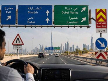 driver affairs, guide signs, road safety signs, mandatory signs uae, personal driver dubai monthly