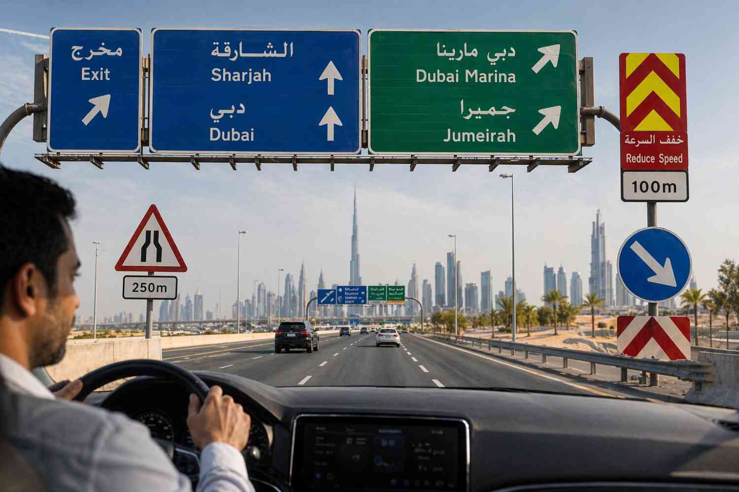 driver affairs, guide signs, road safety signs, mandatory signs uae, personal driver dubai monthly