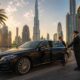 Rent a car with driver in Dubai luxury chauffeur service near Burj Khalifa